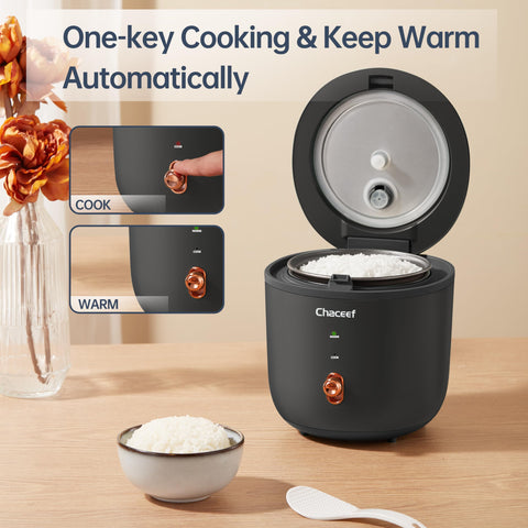 CHACEEF non-stick inner pot ensures easy cleaning and safe food contact.