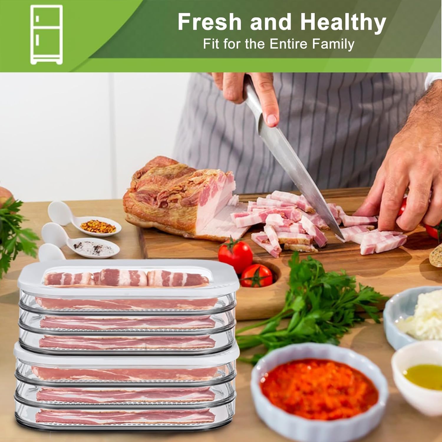 CHACHAE easy-clean deli box simplifies post-use maintenance.