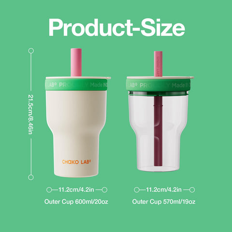 CHAKO LAB 20oz color options offer style and practicality