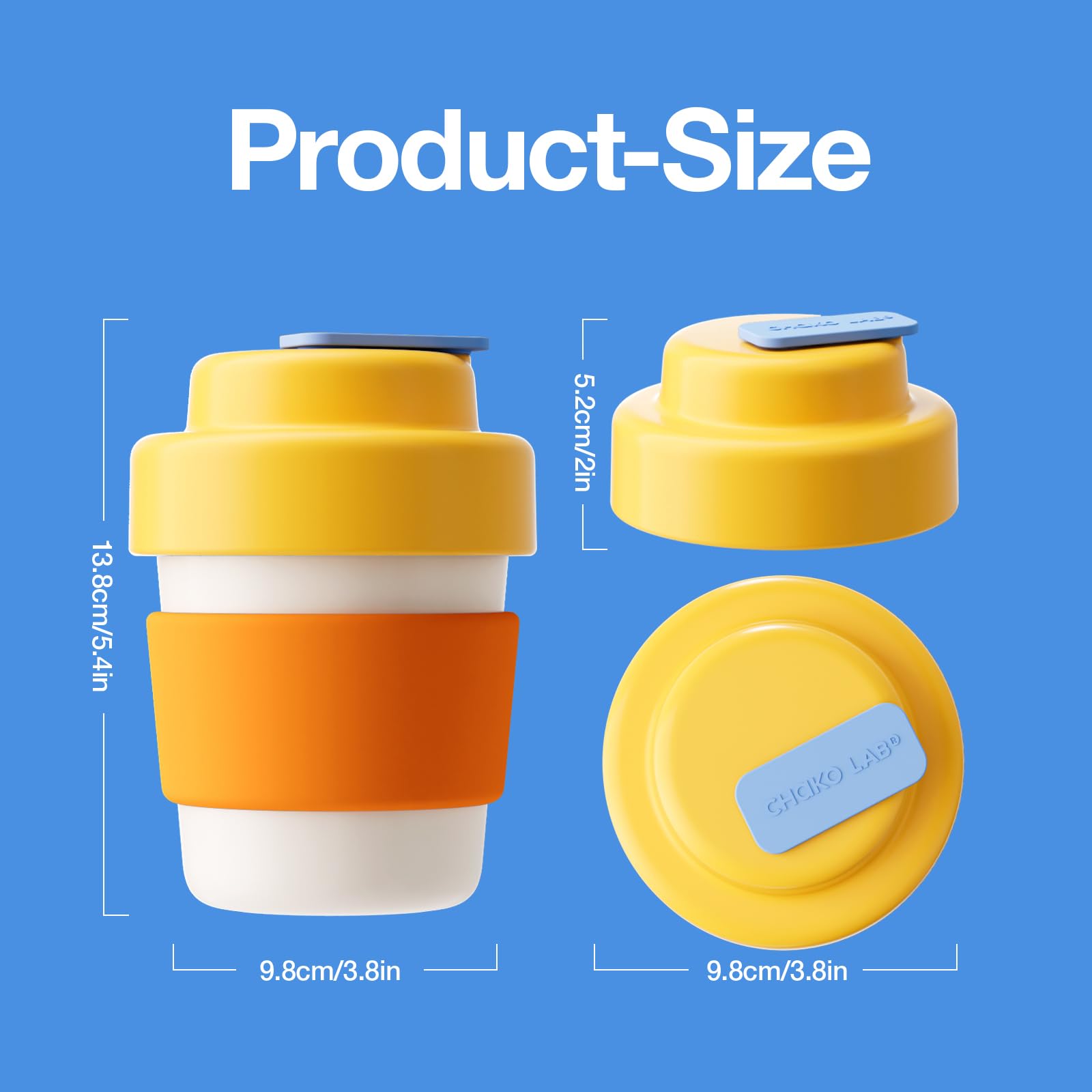 CHAKO LAB travel mug ideal for commute, office, and outdoor use.