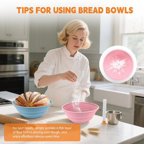 Cham-X versatile baskets suit sourdough, baguettes, muffins, and pizza dough