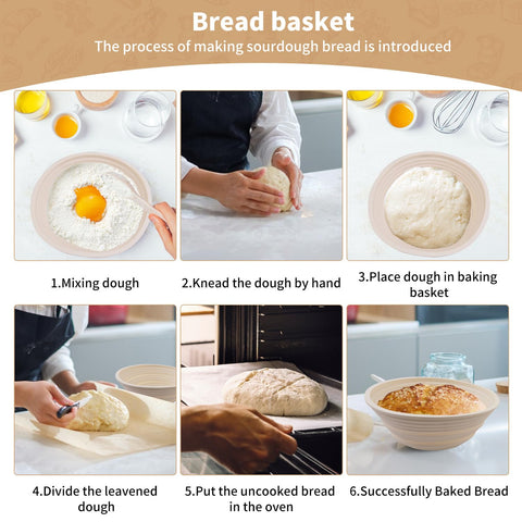 Cham-X round silicone banneton 9-inch, easy loaf shaping.