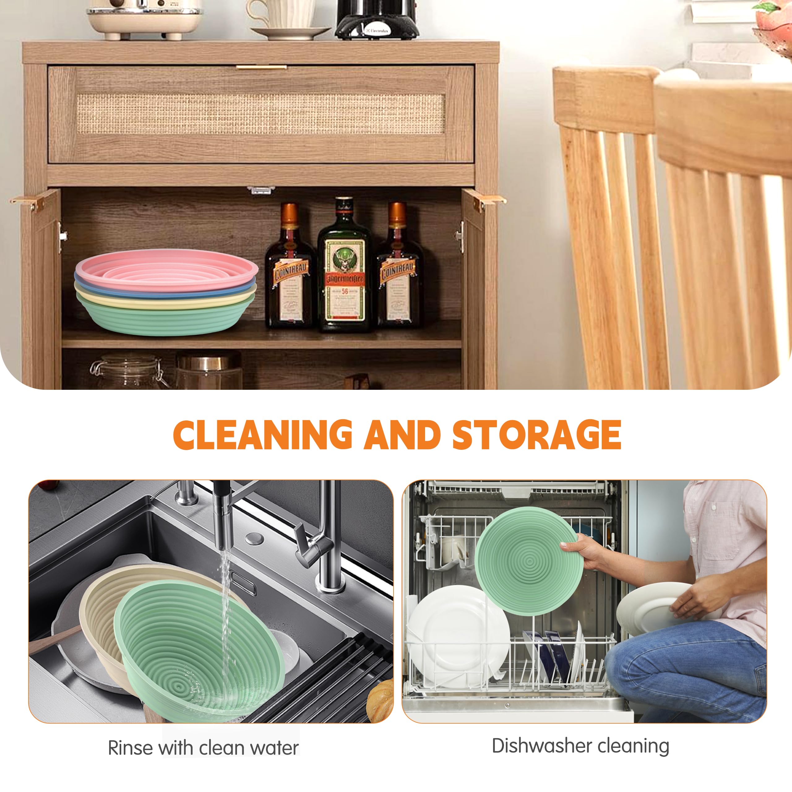 Cham-X space-saving fold-flat design fits small kitchens and racks