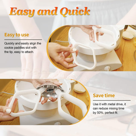 Easy installation view of ChangTa paddle on a universal mixer