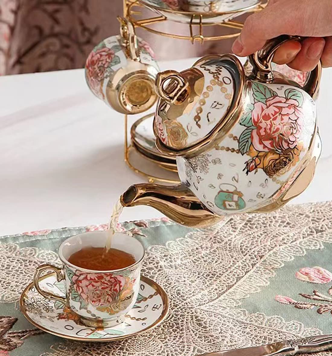 CHANJOON spoons accompanying the six-person tea service