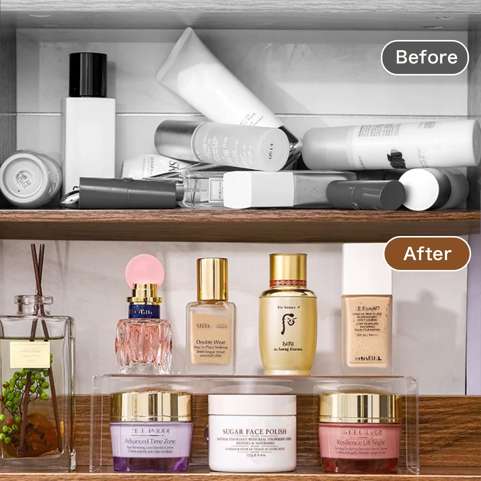 CHANNICORNER moisture-proof shelves ideal for humid bathrooms and kitchens
