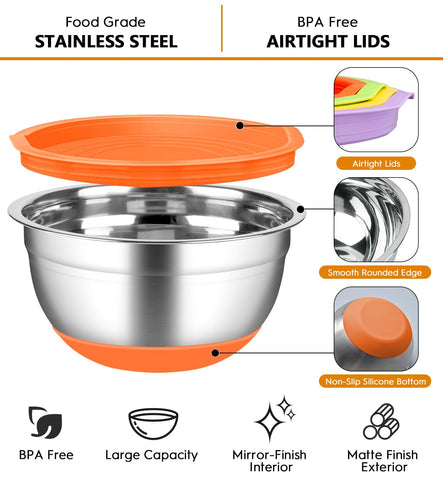 CHAREADA bowls with mirror interior and fingerprint-proof exterior for easy cleaning and shine