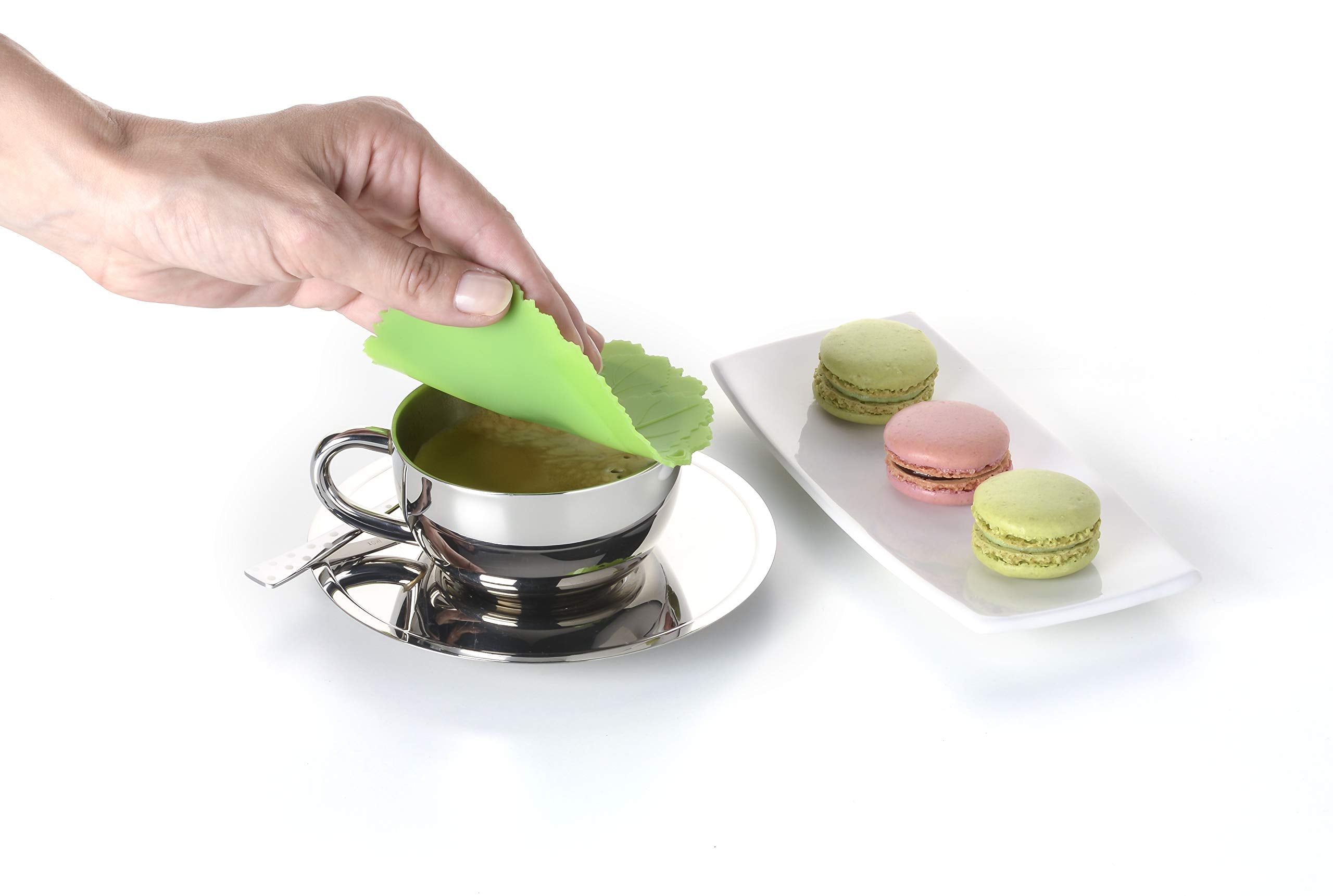 Charles Viancin grape drink cover set 2 packaging suggests eco-friendly reusable solution