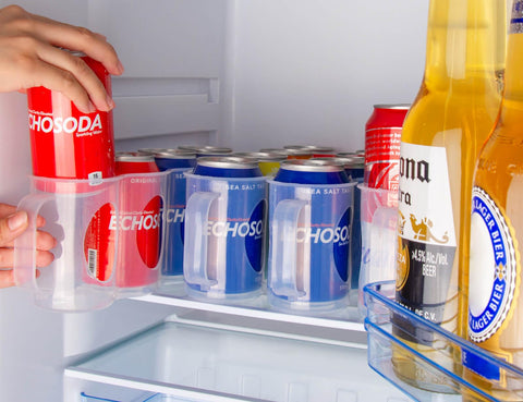 ChasBete beer and soda bottle organizer for tidy storage