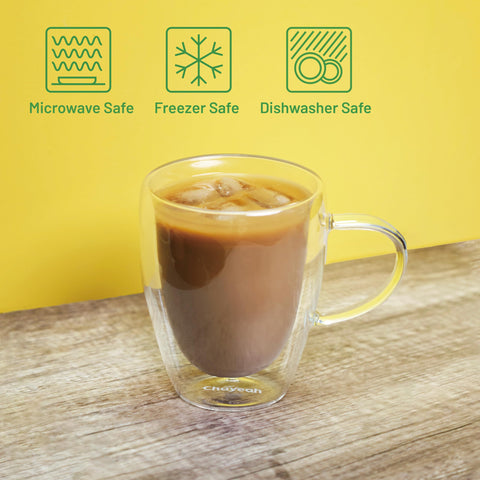 ChaYeah lightweight, durable glass resists thermal shock for daily use