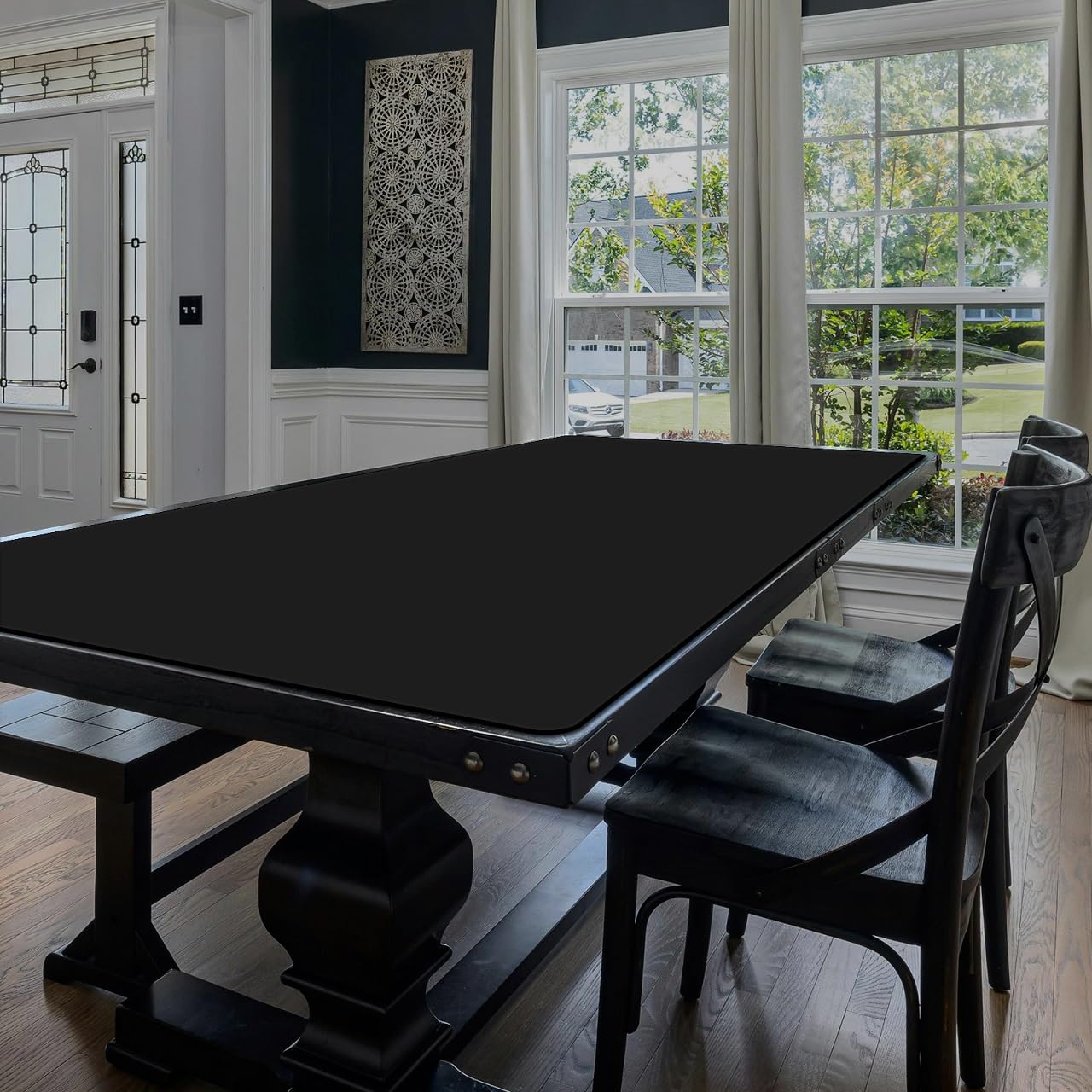 CHDRIKA extralarge silicone mat offers a stable epoxy workspace with anti-slip grip.