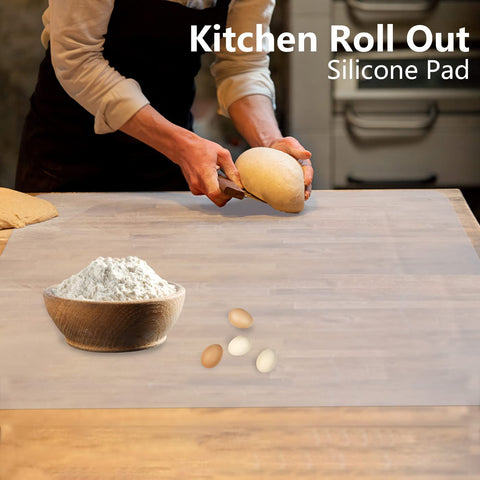 CHDRIKA non-stick silicone pad cleans quickly after crafts.