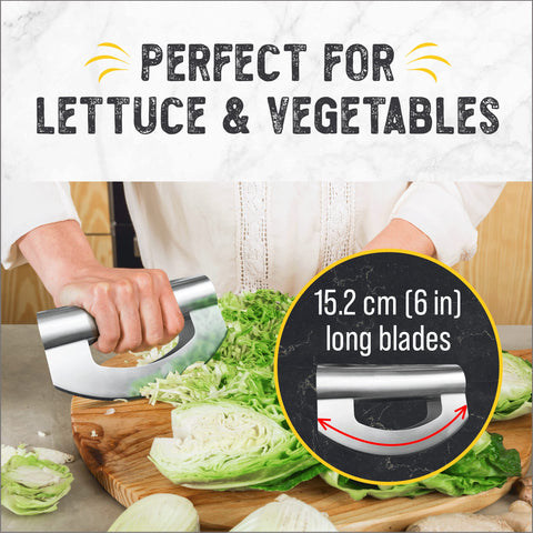 Checkered Chef safety blade protectors ensure safe storage after use.