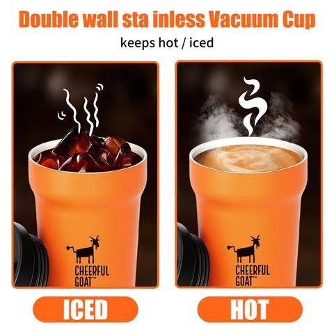 CHEERFUL GOAT 360° leak-proof seal prevents spills in bags and on desks.