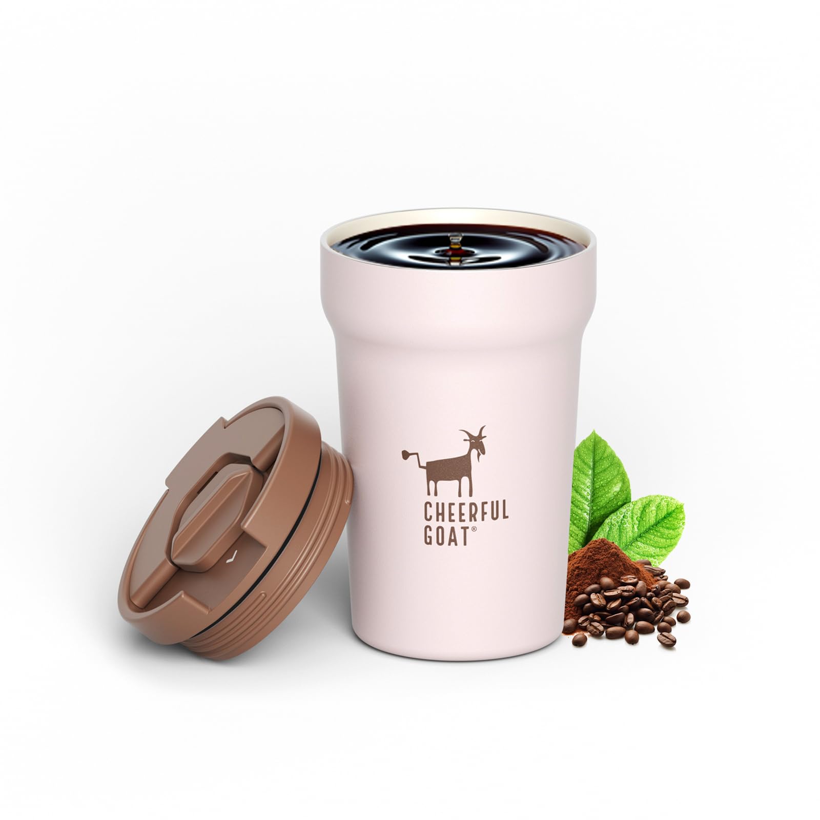 CHEERFUL GOAT ceramic inner liner preserves pure taste during travel