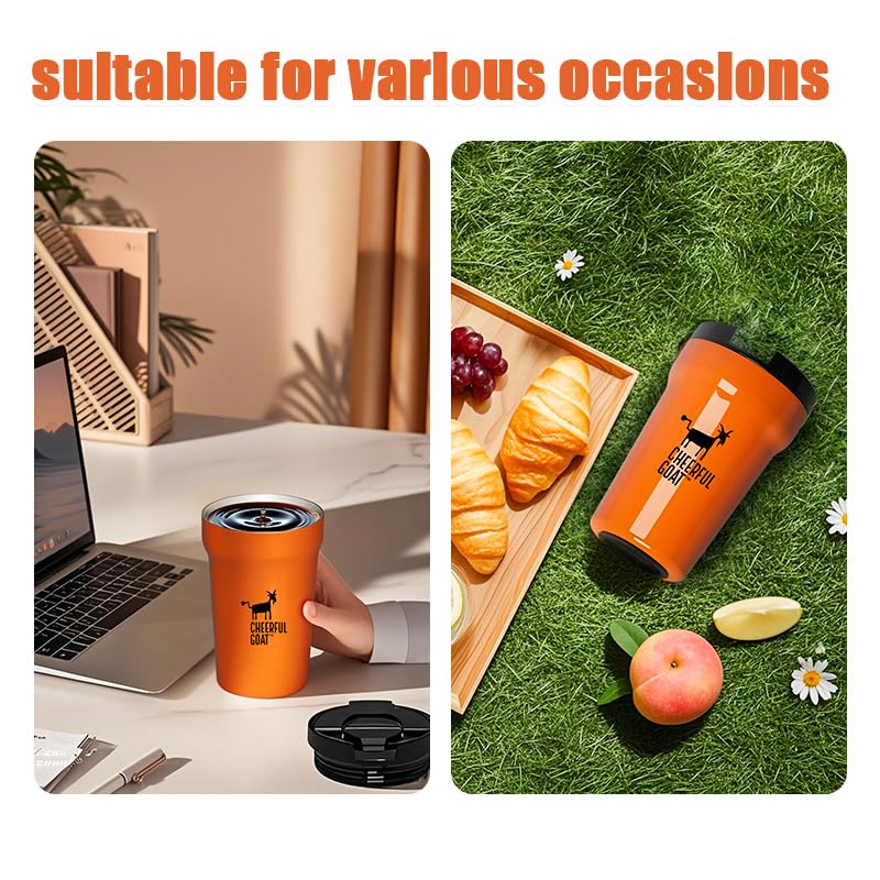 CHEERFUL GOAT easy-clean ceramic liner reduces odor buildup and mess