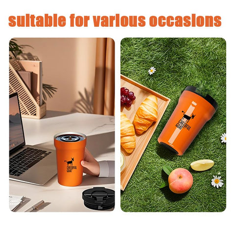 CHEERFUL GOAT easy-clean ceramic liner reduces odor buildup and mess