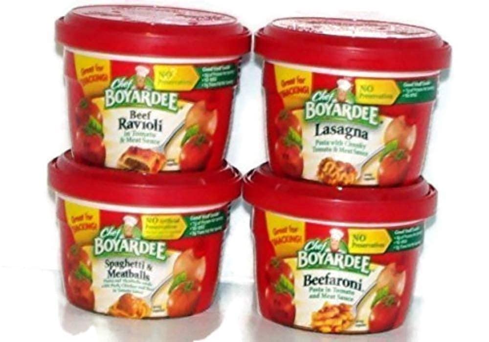Chef Boyardee variety pack microwavable bowls offer quick, convenient meals for busy weeknights.