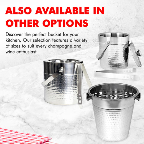 Chef Craft champagne bucket creates a refined focal point at gatherings