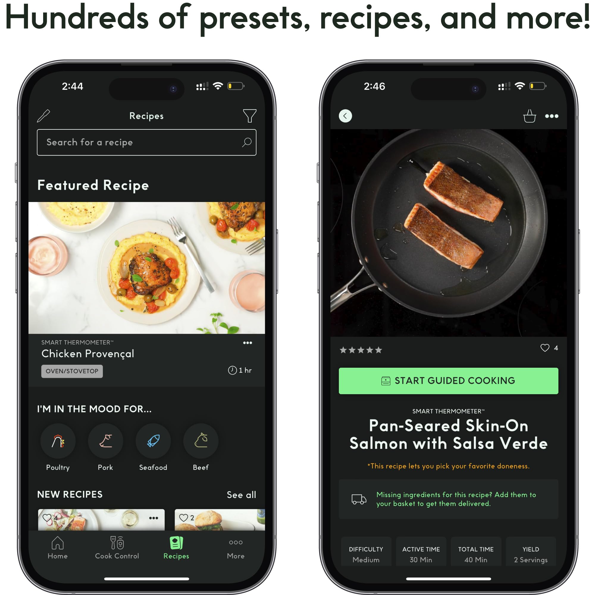 CHEF iQ Sense app and hub deliver real-time temperature alerts.