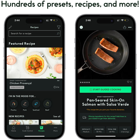 CHEF iQ Sense app and hub deliver real-time temperature alerts.
