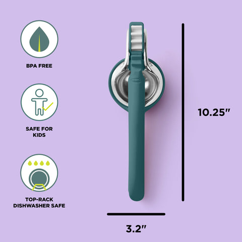 Chef'n FreshForce dual-gear mechanism boosts juice yield with less effort