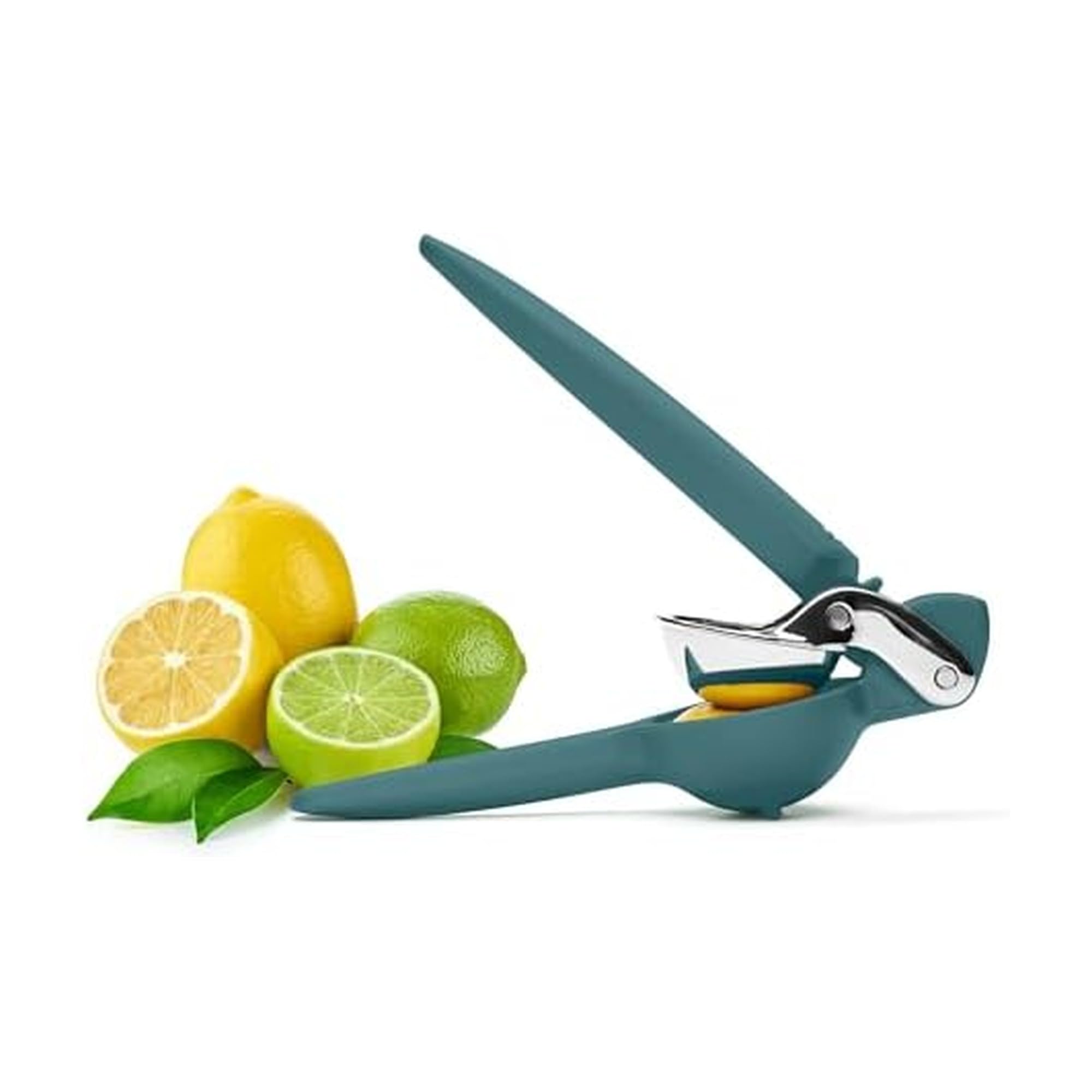 Chef'n FreshForce lemon squeezer in Collard Green releases fresh juice for recipes