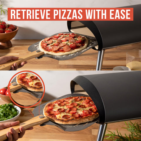 Chef Pomodoro compact folding design saves kitchen space when not in use.
