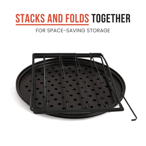 Chef Pomodoro multi-layer baking space enables multiple toppings at once.