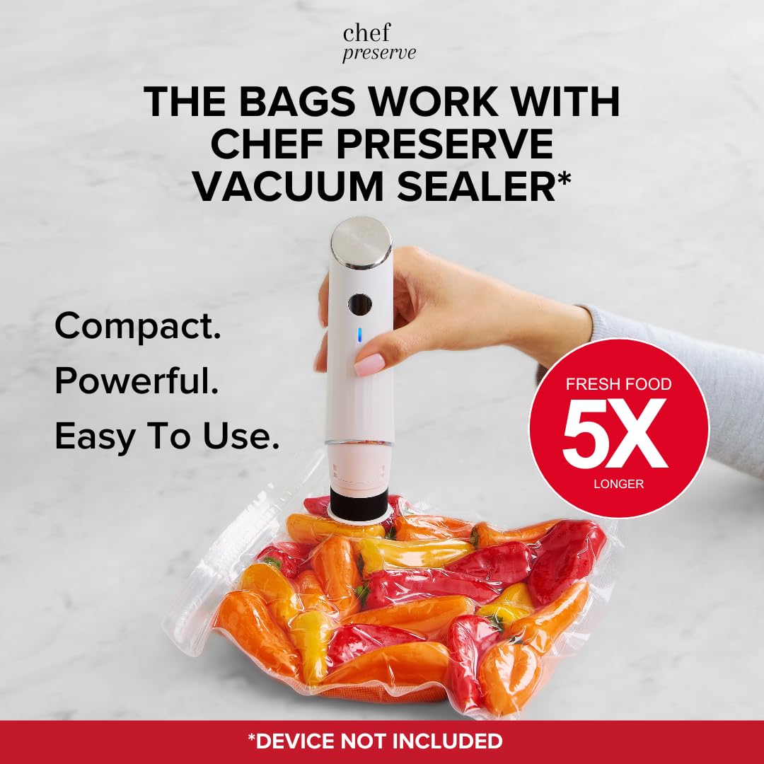 Chef Preserve bag unsealed for microwave reheating of leftovers.