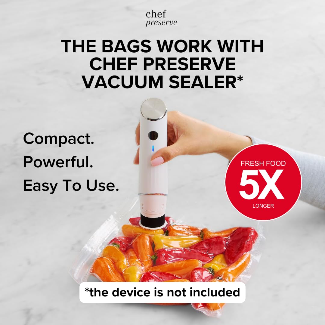 Chef Preserve bags ready for microwave reheating after unsealing