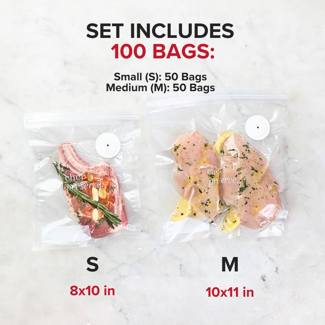 Chef Preserve bags demonstrating odor-blocking design in storage