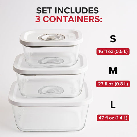 Chef Preserve handheld vacuum-sealer compatible container in use.