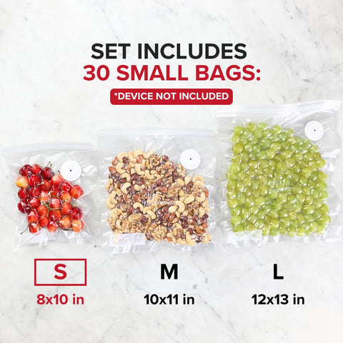 Chef Preserve odor-resistant bags help lock in flavor while storing in the fridge.