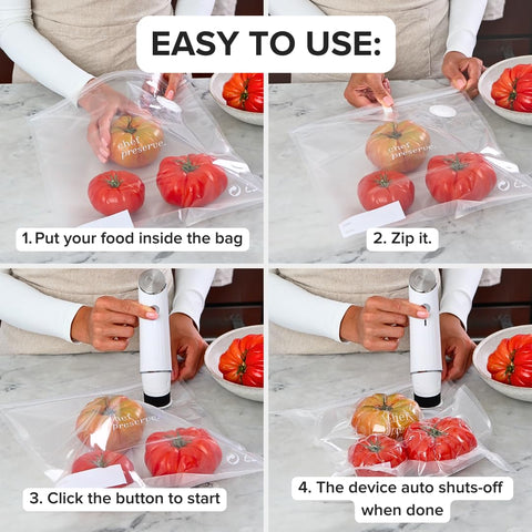 Chef Preserve rechargeable battery illustration for cordless sealing
