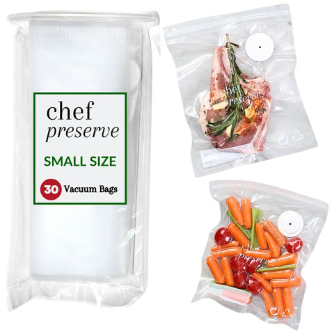 Chef Preserve vacuum sealer bags with airtight seal keep meals fresher longer.