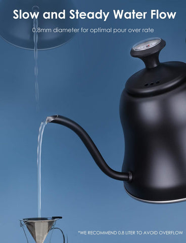 Easy maintenance with scale removal helps keep the kettle fresh.