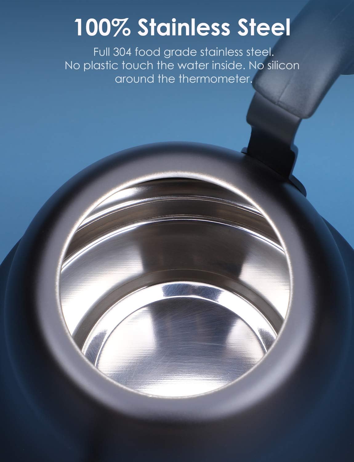 Ergonomic Bakelite handle provides a comfortable, slip-free grip.