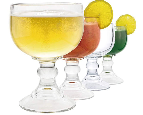 Chefcaptain margarita glass schooner 21.5oz – hero view showing crystal clarity for upscale entertaining