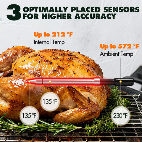 ChefLab dual-probe setup lets you monitor two meats at once