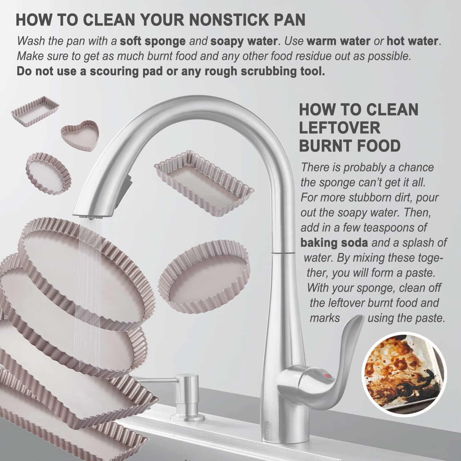 CHEFMADE easy-clean surface makes post-bake cleanup fast and simple.