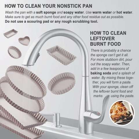 CHEFMADE easy-clean surface makes post-bake cleanup fast and simple.