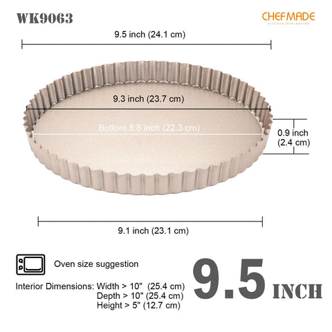 CHEFMADE non-stick silicone coating reduces oil and sticks less during baking.