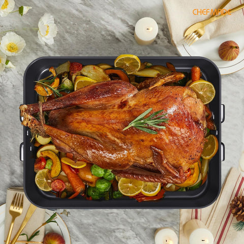 CHEFMADE non-stick coating delivers easy release without PTFE or PFOA.