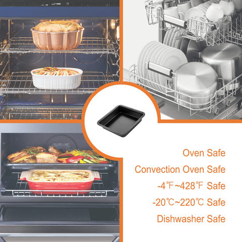 CHEFMADE square cake pan handle grip for safe oven handling.