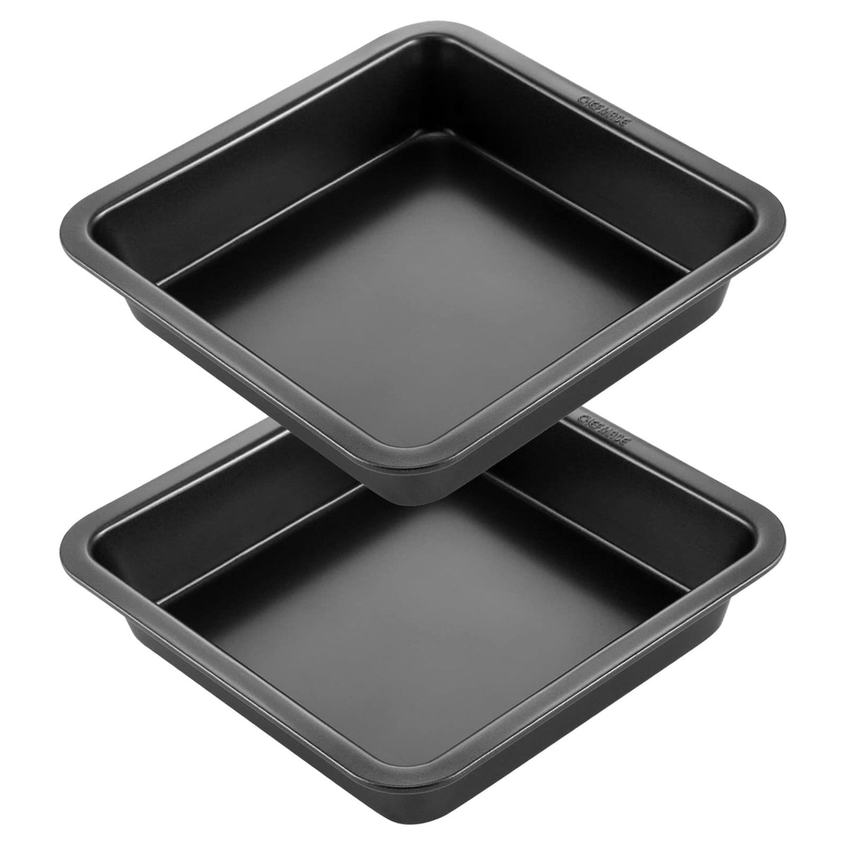 CHEFMADE square cake pan top view for even baking with nonstick coating.