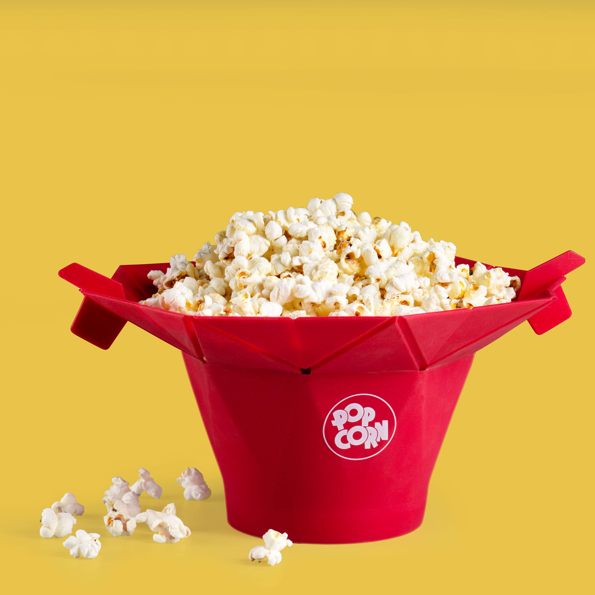 Chef'n PopTop in-use microwave setup for quick snack moments