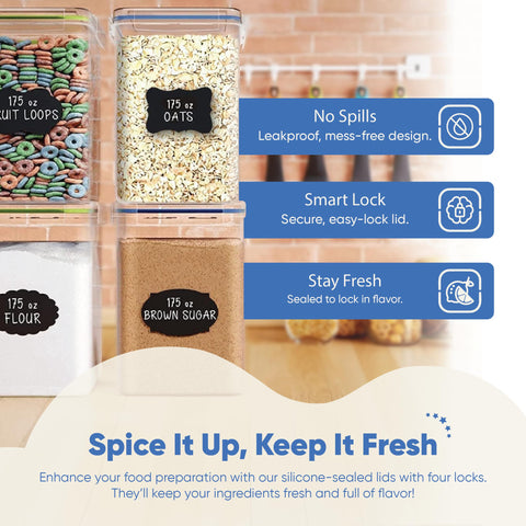 Chef's Path measuring cups and labels included to organize ingredients efficiently.