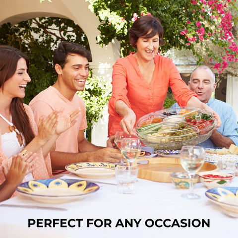 Chef's Star BPA-free acrylic tray is durable and food-safe.