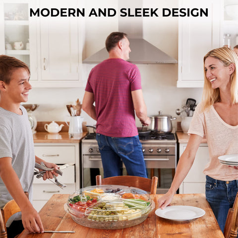Chef's Star center dip bowl ideal for sauces and toppings.